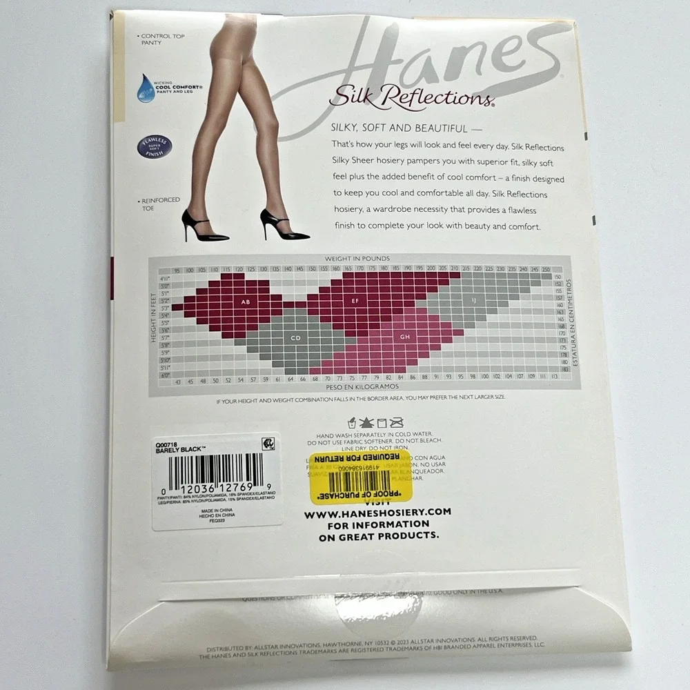 Hanes silk reflections